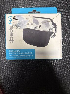 Speck Soft Cover Black earpods case for Generation 3 case New